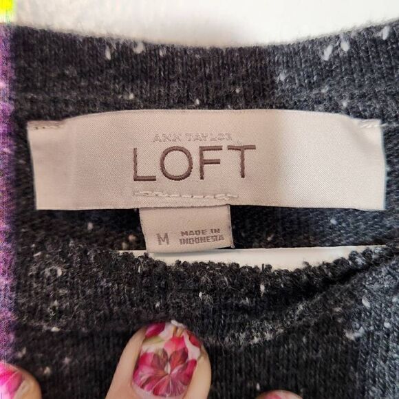 LOFT space dyed long sleeve top - Picture 3 of 8